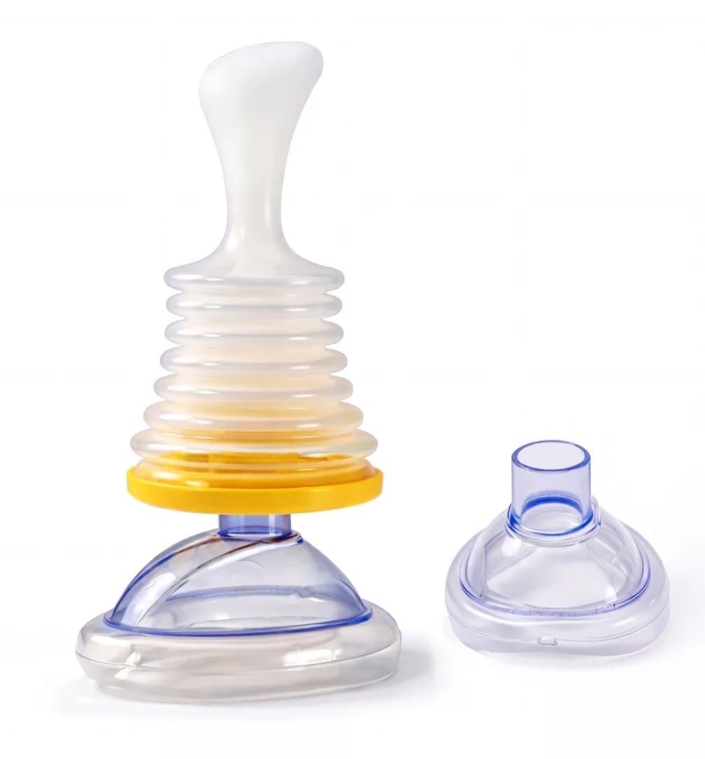 Dispositivo Anti-Atragantamiento KO AirWay + Mascarillas +  Manual de Primeros Auxilios para la Familia